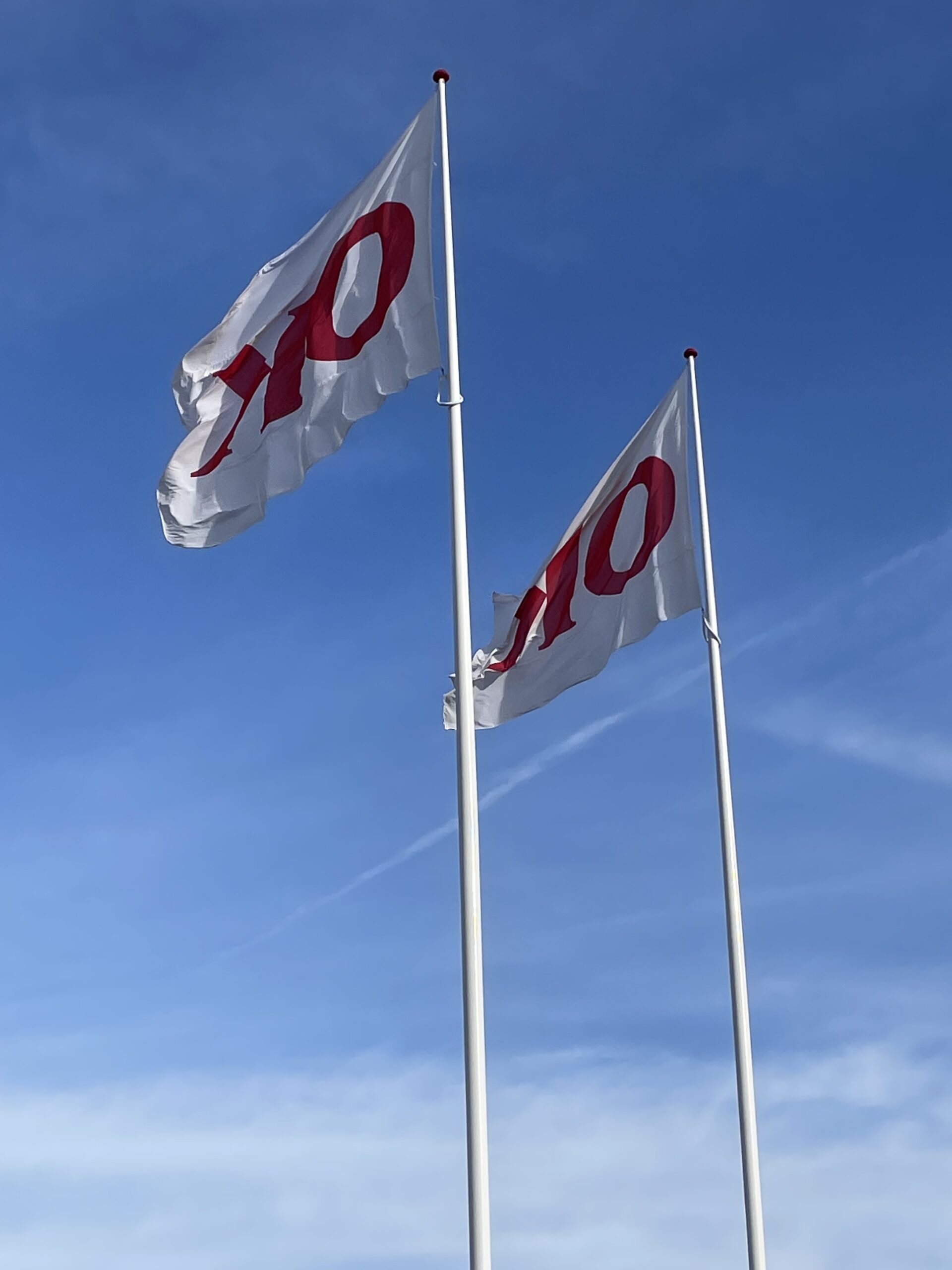 Flagstang med vippebeslag samt indvendig lineføring - Billede 3