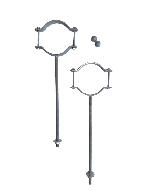 Spændebeslag 9-14m, 50cm lang bolt, 2stk