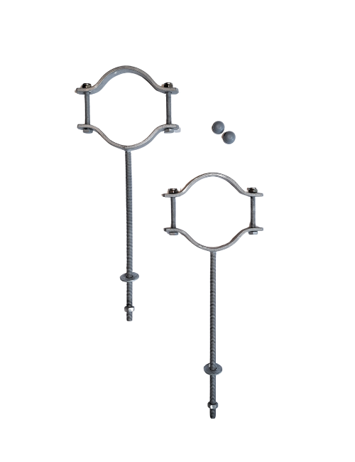Spændebeslag 4-8m, 33cm lang bolt, 2stk