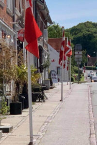 Flagalle i centrum