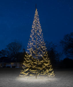 Julelys til flagstang
